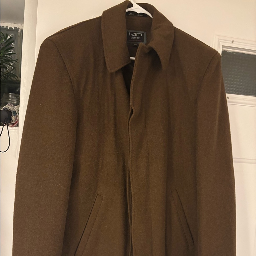Lazetti Couture Men’s Overcoat 38R